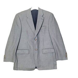 RALPH RALPH LAUREN Mens Sports Coat SZ 40R‎ Jacket 100% Wool Micro Hounds Tooth